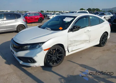2020 Honda Civic Sport from USA, damaged, VIN 19XFC2F84LE016207
